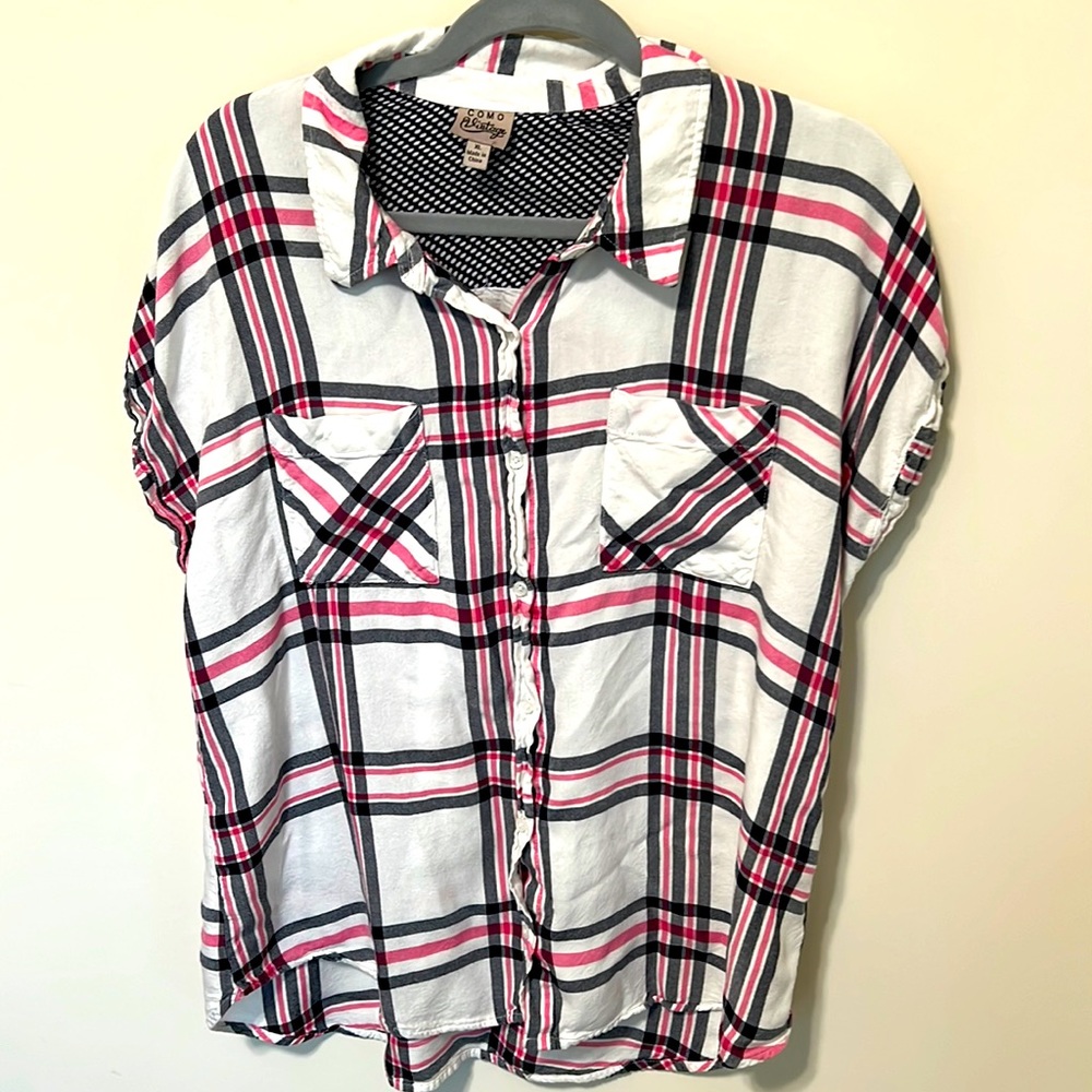 Como Vintage Women’s Blouse / Size XL / 100% Rayon - Very Soft / Like New
